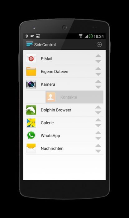 enable gesture control android slide control 414x700