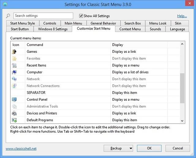 windows os tips and tricks start menu